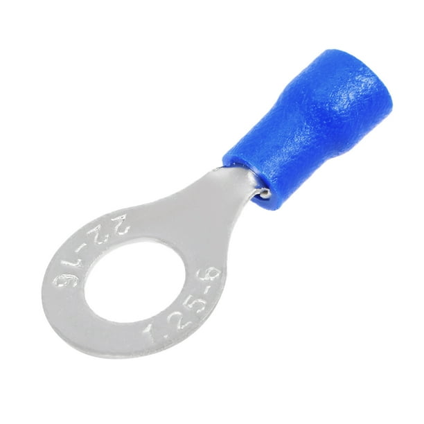 Details about / RV1.25-4S Crimp Terminal Ring Spade Wire Connector for 22-16AWG 200Pcs